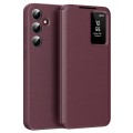 Etui Pokrowiec Smart Cover do Samsung Galaxy S25 bordowy