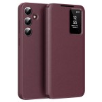 Etui Pokrowiec Smart Cover do Samsung Galaxy S25 bordowy