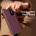 Etui Pokrowiec Smart Cover do Samsung Galaxy S25 bordowy