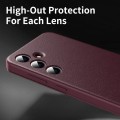 Etui Pokrowiec Smart Cover do Samsung Galaxy S25 bordowy