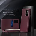 Etui Pokrowiec Smart Cover do Samsung Galaxy S25 bordowy