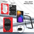 Pancerne Etui z Uchwytem i Paskiem do Xiaomi Pad 7/7 Pro czerwone