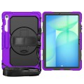 Pancerne Etui z Osłoną Ekranu do Samsung Galaxy Tab S10 FE+ fioletowe