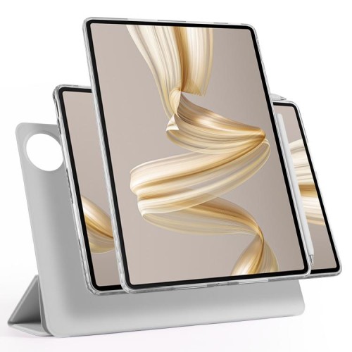 Szare Etui Pokrowiec Magnetyczny do Huawei MatePad Pro 12.2 2024