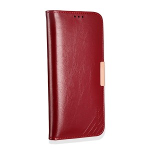 Skórzane Eleganckie Etui KLD skóra Samsung Galaxy S8 Plus czerwone 