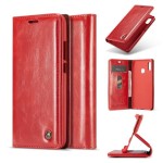 CASEME Magnetyczne Etui Huawei P20 Lite czerwone