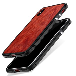 Aluminiowe Etui Ramka Plecki Showkoo do iPhone X (Ten)
