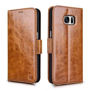2w1 Skórzane Etui ICARER Samsung Galaxy S7 Edge