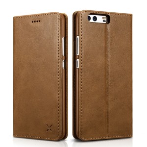 Skórzane Etui Pokrowiec XOOMZ Huawei P10 brązowy