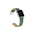 Skórzany Mocny Pasek do Apple Watch 38mm / 40mm zielony