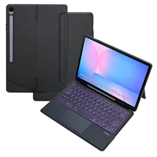 Etui Podświetlana Klawiatura z TouchPad do Samsung Galaxy Tab S10 FE+