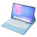 Niebieskie Etui Klawiatura do Samsung Galaxy Tab S10 FE+