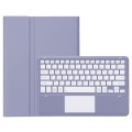 Etui Klawiatura TouchPad do Samsung Galaxy Tab S10 FE+ fioletowe