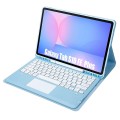 Etui Klawiatura TouchPad do Samsung Galaxy Tab S10 FE+ niebieskie