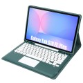 Etui Klawiatura TouchPad do Samsung Galaxy Tab S10 FE+ zielone