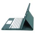 Etui Klawiatura TouchPad do Samsung Galaxy Tab S10 FE+ zielone