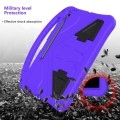 Pancerne Mocne Etui EVA dla Dzieci do Samsung Galaxy Tab S10 FE+ fioletowe