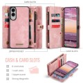 CaseMe Etui Portfel Pokrowiec do Samsung Galaxy S25 Edge różowy