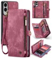 CaseMe Etui Portfel Pokrowiec do Samsung Galaxy S25 Edge czerwony
