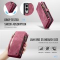 CaseMe Etui Portfel Pokrowiec do Samsung Galaxy S25 Edge czerwony
