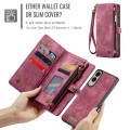 CaseMe Etui Portfel Pokrowiec do Samsung Galaxy S25 Edge czerwony