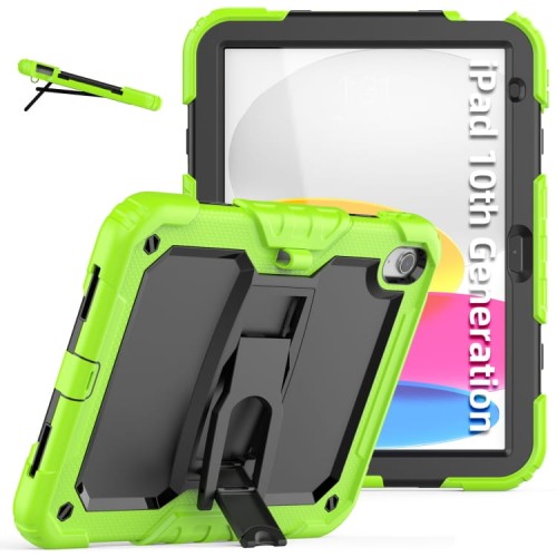 Pancerne Mocne Etui Obudowa do iPad 2025 / iPad 10 20222 limonkowe