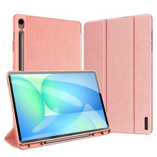 Etui Smart Cover DUX DUCIS Domo do Samsung Galaxy Tab S10 FE+ różowe