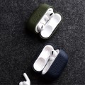 Eleganckie Skórzane Etui MELKCO do AirPods Pro czarne