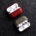Eleganckie Skórzane Etui MELKCO do AirPods Pro