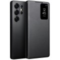 QIALINO Eleganckie Skórzane Etui do Samsung Galaxy S25 Ultra czarne