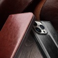 QIALINO Eleganckie Skórzane Etui Pokrowiec do iPhone 16e brązowe