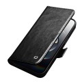 QIALINO Eleganckie Skórzane Etui Pokrowiec do iPhone 16e czarne