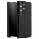 MELKCO Skórzane Etui Plecki do Samsung Galaxy S25 Ultra czarne