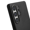 MELKCO Skórzane Etui Plecki do Samsung Galaxy S25 Ultra czarne