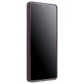 MELKCO Skórzane Etui Plecki do Samsung Galaxy S25 Ultra fioletowe