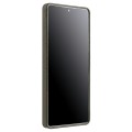 MELKCO Skórzane Etui Plecki do Samsung Galaxy S25 Ultra szare