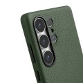MELKCO Skórzane Etui Plecki do Samsung Galaxy S25 Ultra zielone