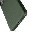 MELKCO Skórzane Etui Plecki do Samsung Galaxy S25 Ultra zielone
