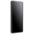 MELKCO Skórzane Etui Plecki do Samsung Galaxy S25 Ultra zielone