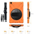 Pancerne Etui do Samsung Galaxy Tab A 10.1 T510 T515 pomarańczowe