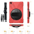 Pancerne Etui do Samsung Galaxy Tab A 10.1 T510 T515 czerwone