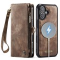 CaseMe Brązowe Etui Pokrowiec Portfel do iPhone 17