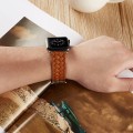 Skórzany Mocny Pasek do Apple Watch 38mm / 40mm brązowy jasny