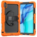 Pancerne Mocne Etui z Osłoną Ekranu do Huawei MatePad SE 11 2024 pomarańczowe