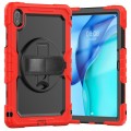 Pancerne Mocne Etui z Osłoną Ekranu do Huawei MatePad SE 11 2024 czerwone