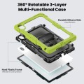 Pancerne Mocne Etui z Osłoną Ekranu do Huawei MatePad SE 11 2024 zielone