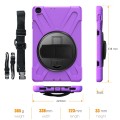 Pancerne Etui do Samsung Galaxy Tab A 10.1 T510 T515 fioletowe