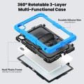 Pancerne Mocne Etui z Osłoną Ekranu do Huawei MatePad SE 11 2024 niebieskie
