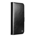 QIALINO Eleganckie Skórzane Etui Pokrowiec do iPhone 17 czarne