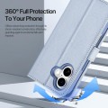 Niebieskie Magnetyczne Etui Pokrowiec Portfel Dux Ducis do iPhone 17